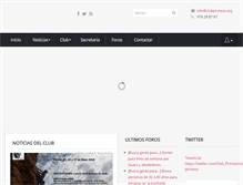 Tablet Screenshot of clubpirineos.es